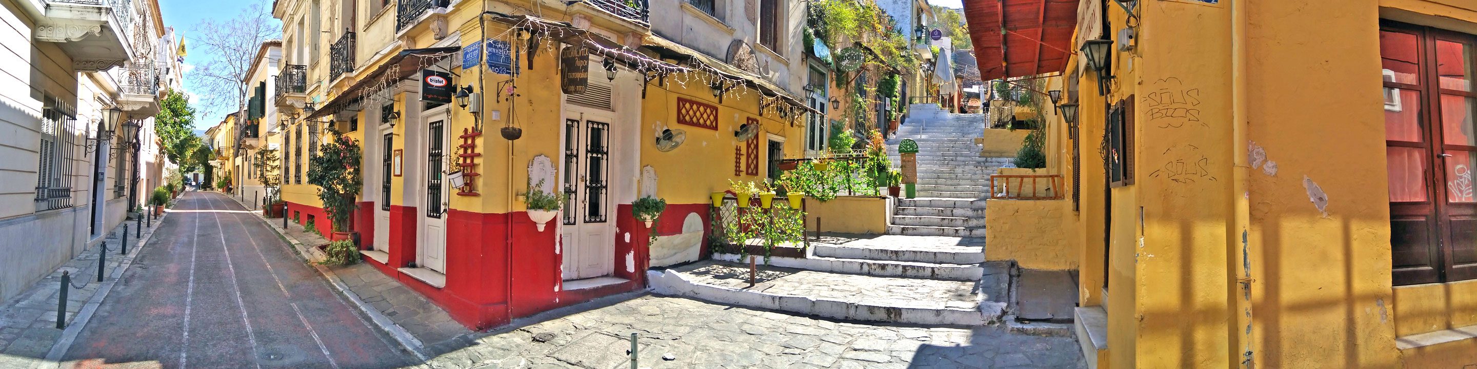  Streets of Historic Center of Athens