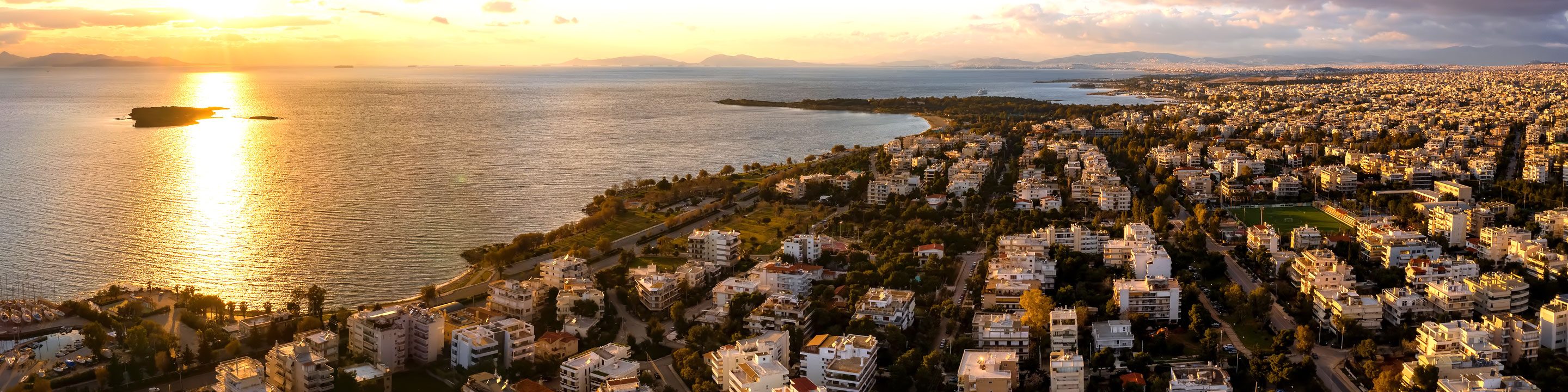 Southern suburb of Glyfada in Athens
